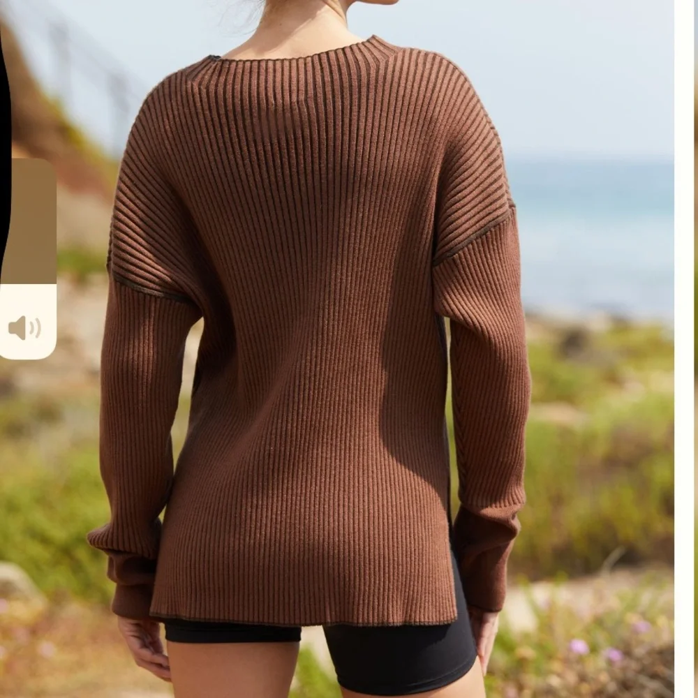 Varley Emile Ribbed Knit Sweater - Picture 5 of 8